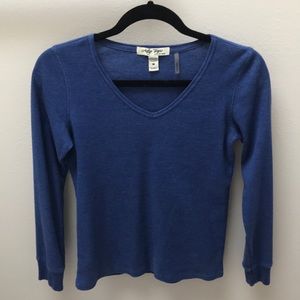Blue Active Basic Long Sleeve